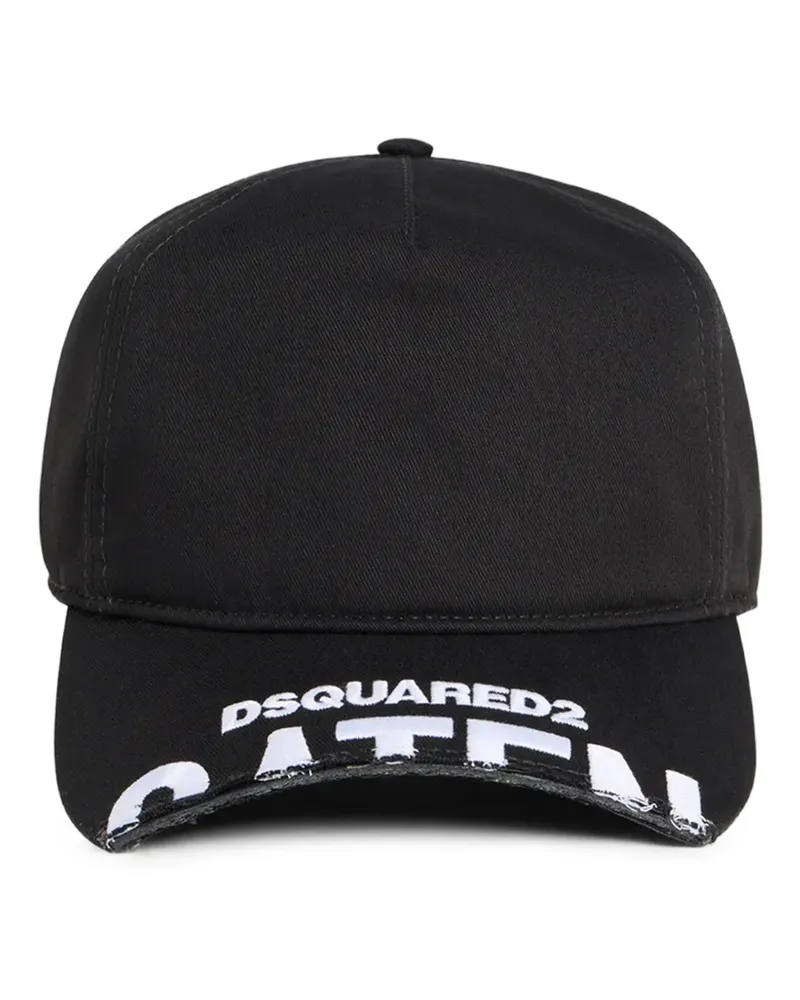 Dsquared2 Baseballmütze mit Logo - Schwarz Schwarz