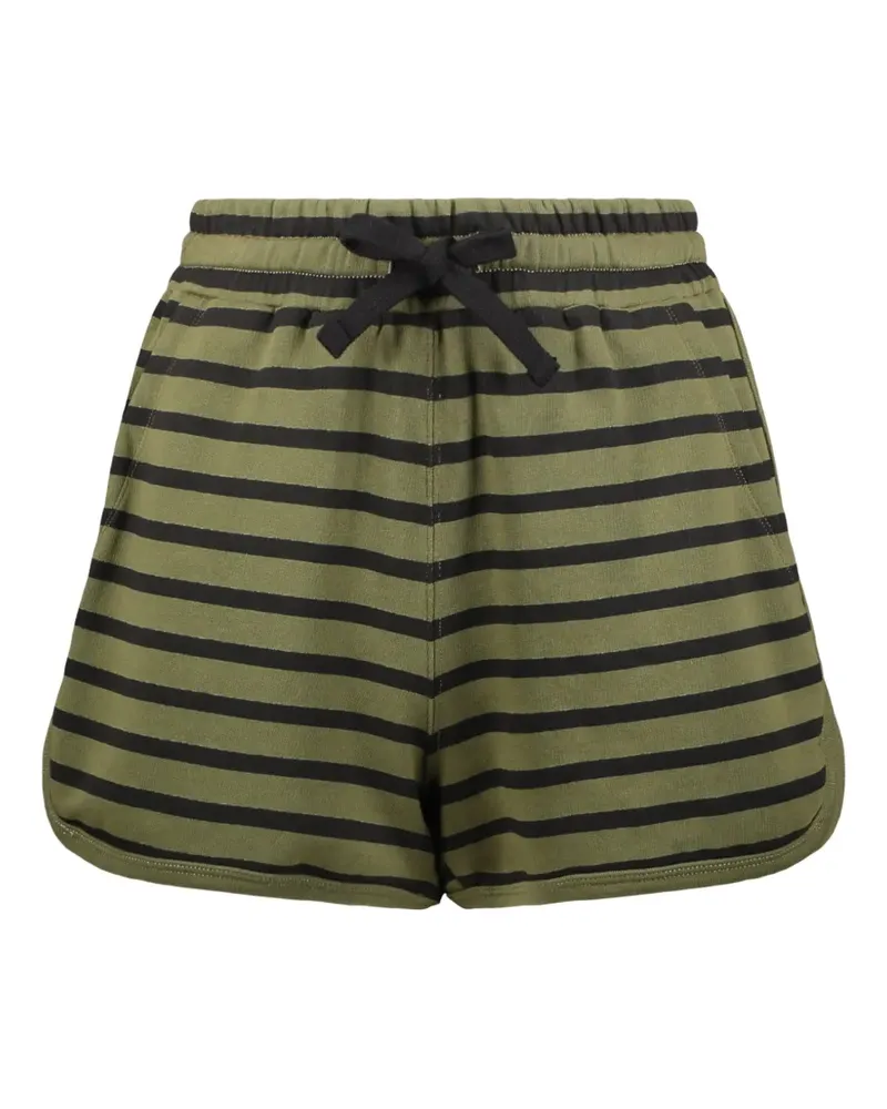 RED Valentino striped drawstring shorts - Grün Grün