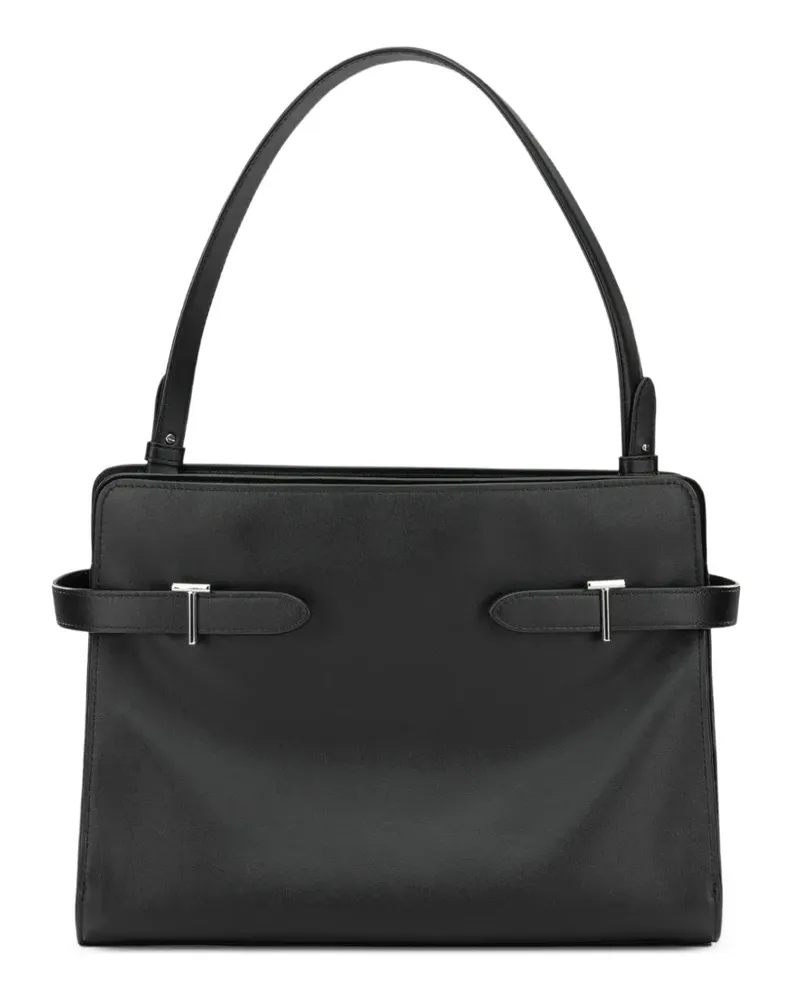 Le Tanneur Große Emie Schultertasche - Schwarz Schwarz