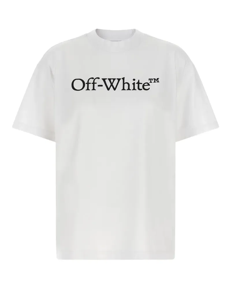 OFF-WHITE Big Logo Bookish T-Shirt - Weiß Weiß