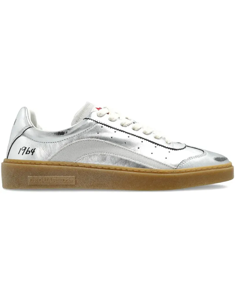 Dsquared2 Rider Sneakers im Metallic-Look - Silber Silber