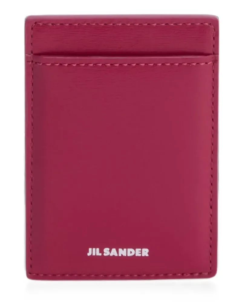Jil Sander magnetic card holder - Rosa Rosa