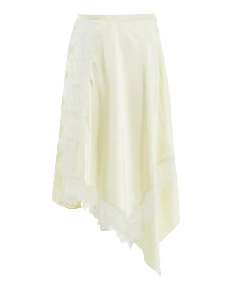 3.1 phillip lim lace-trim midi skirt - Nude Nude