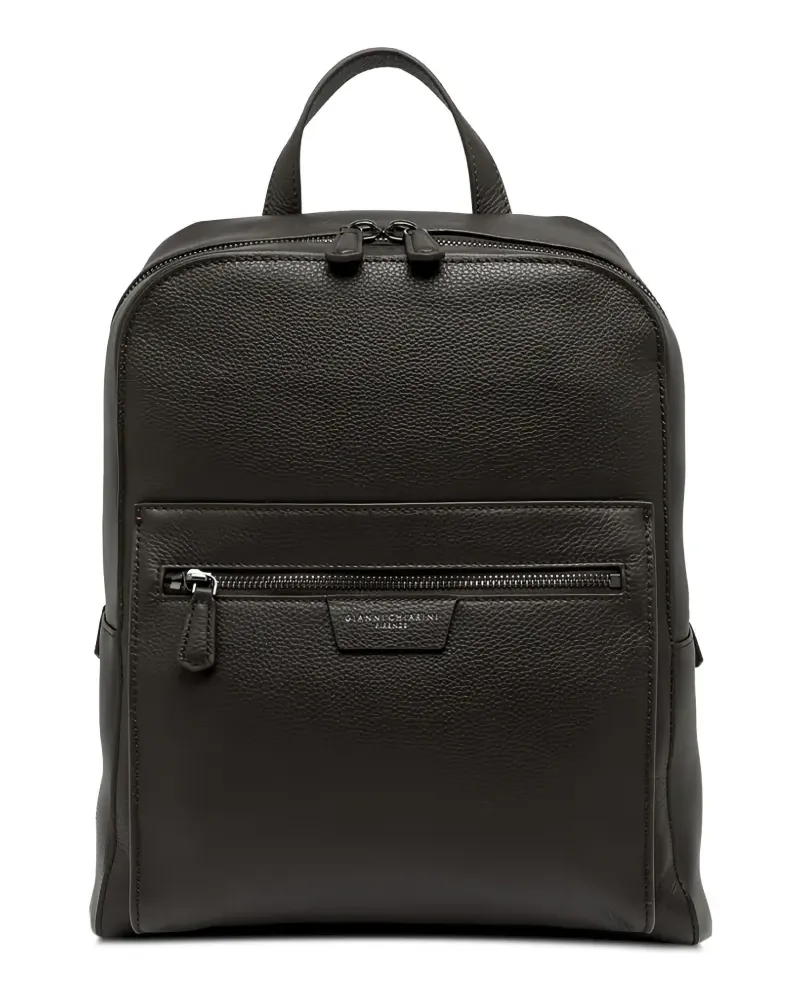 Gianni Chiarini Florence grained-leather backpack - Braun Braun