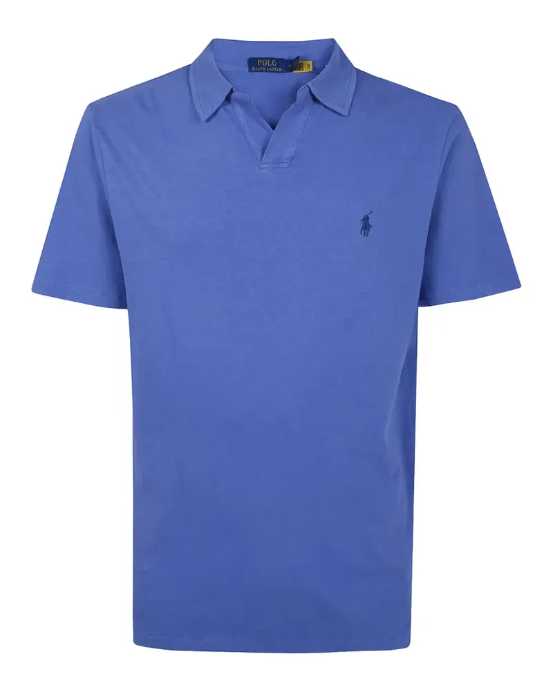Ralph Lauren Poloshirt mit Logo-Stickerei - Blau Blau