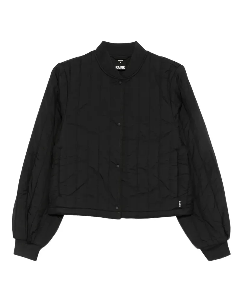 RAINS Banja Liner quilted bomber jacket - Schwarz Schwarz
