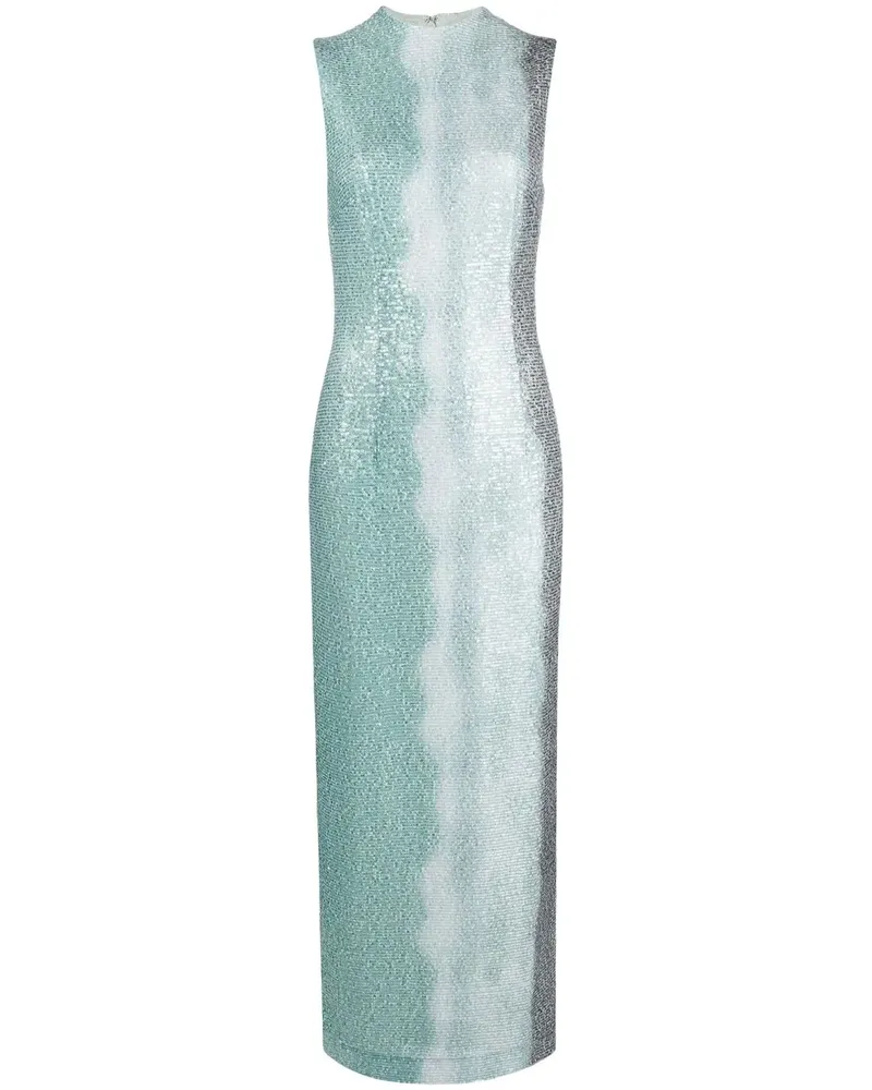 16ARLINGTON Maxikleid mit Pailletten - Grün Grün