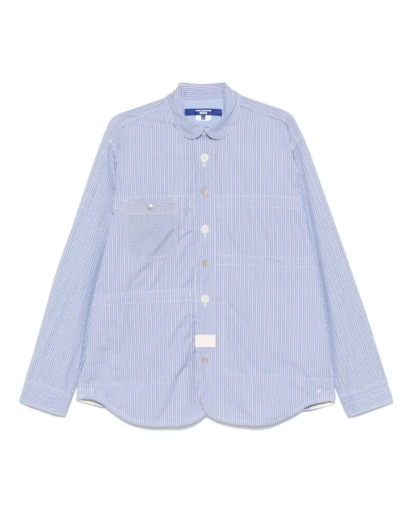Junya Watanabe Gestreiftes Hemd - Blau Blau