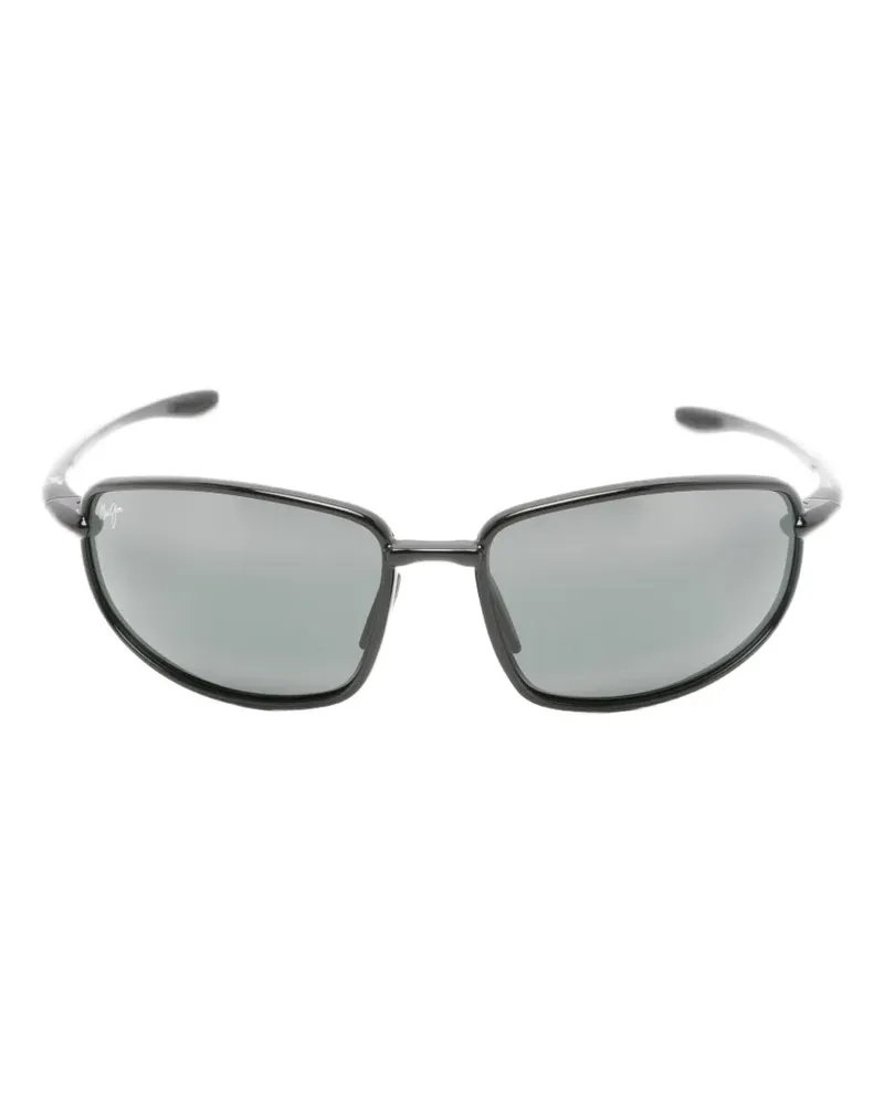 Maui Jim Ho’okipa R Lite Sonnenbrille mit eckigem Gestell - Schwarz Schwarz