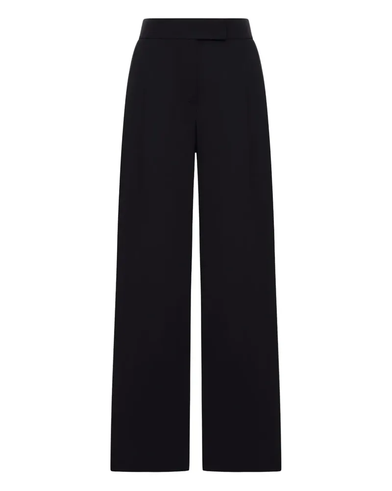 Giorgio Armani Bundfaltenhose mit hohem Bund - Schwarz Schwarz