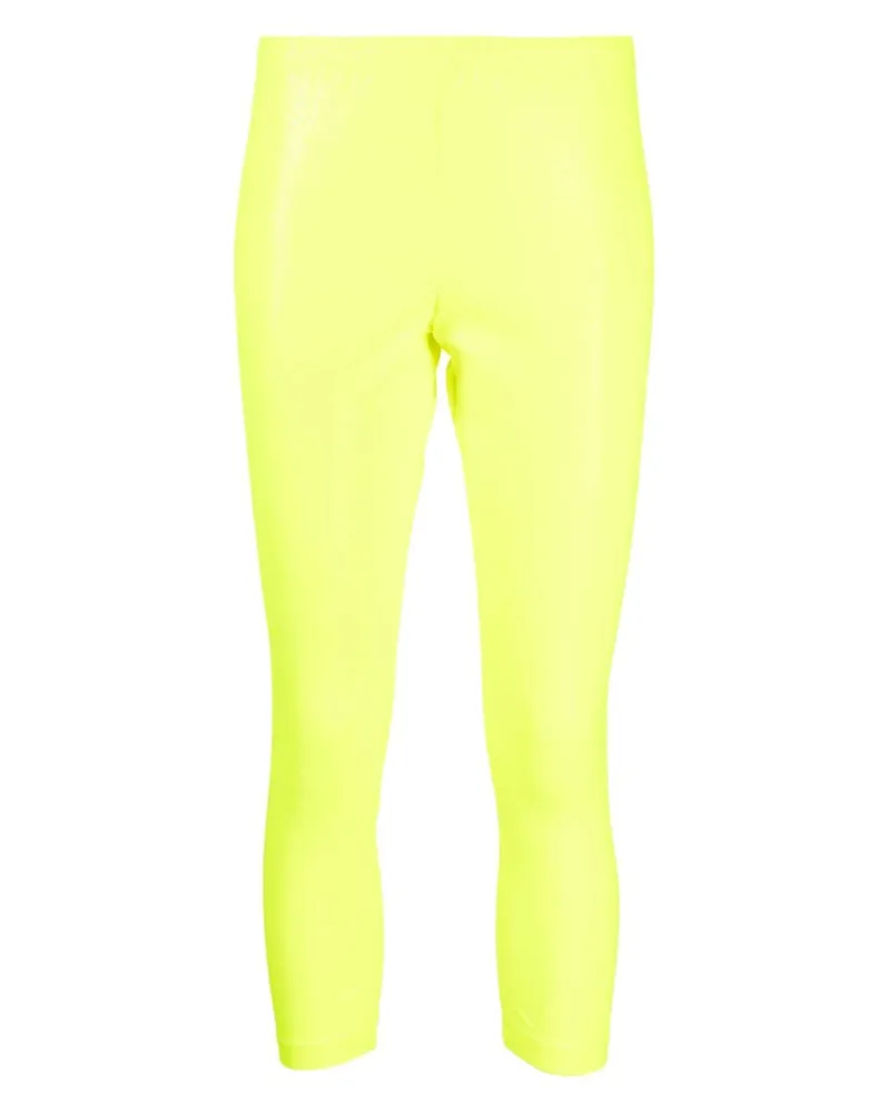 Junya Watanabe Cropped-Leggings - Gelb Gelb