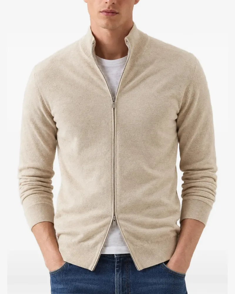 Brunello Cucinelli Cardigan aus Kaschmir - Nude Nude