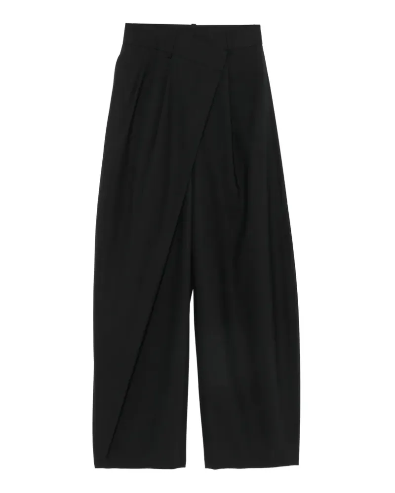 JUUN.J pocket pleated trousers - Schwarz Schwarz