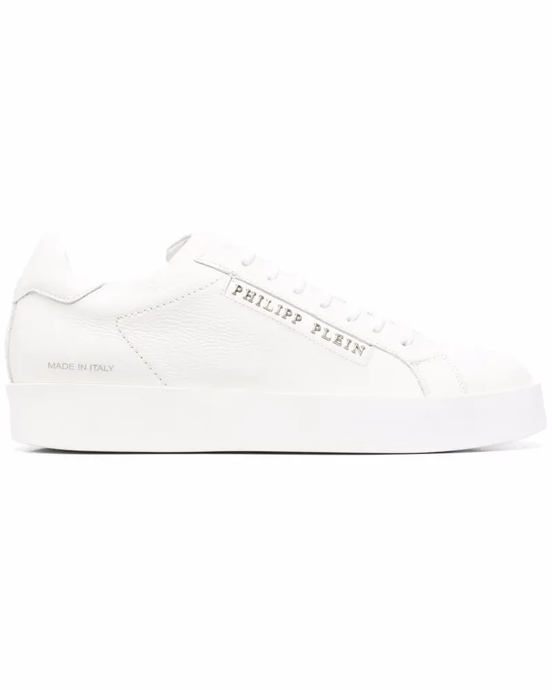 Philipp Plein Sneakers mit Logo-Print - Weiß Weiß