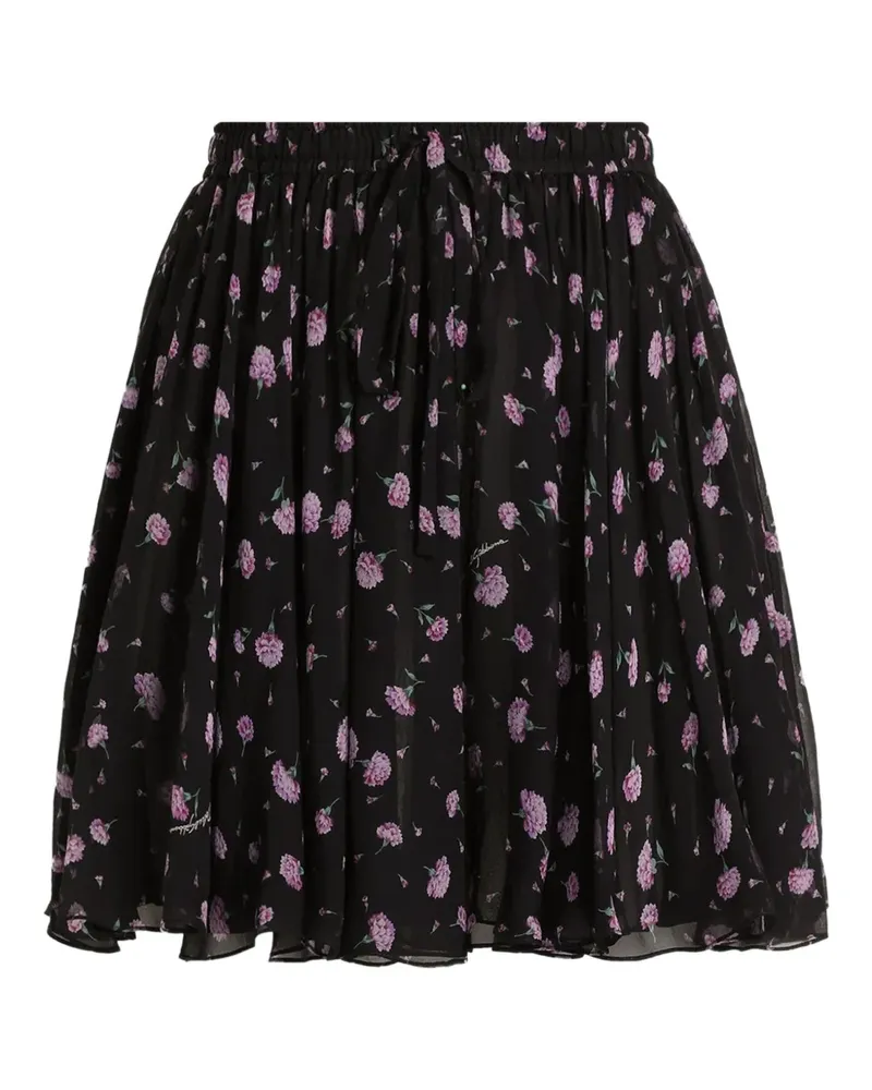 Dolce & Gabbana Minirock mit Kordelzug - Schwarz Schwarz