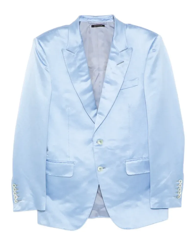 Tom Ford satin blazer - Blau Blau