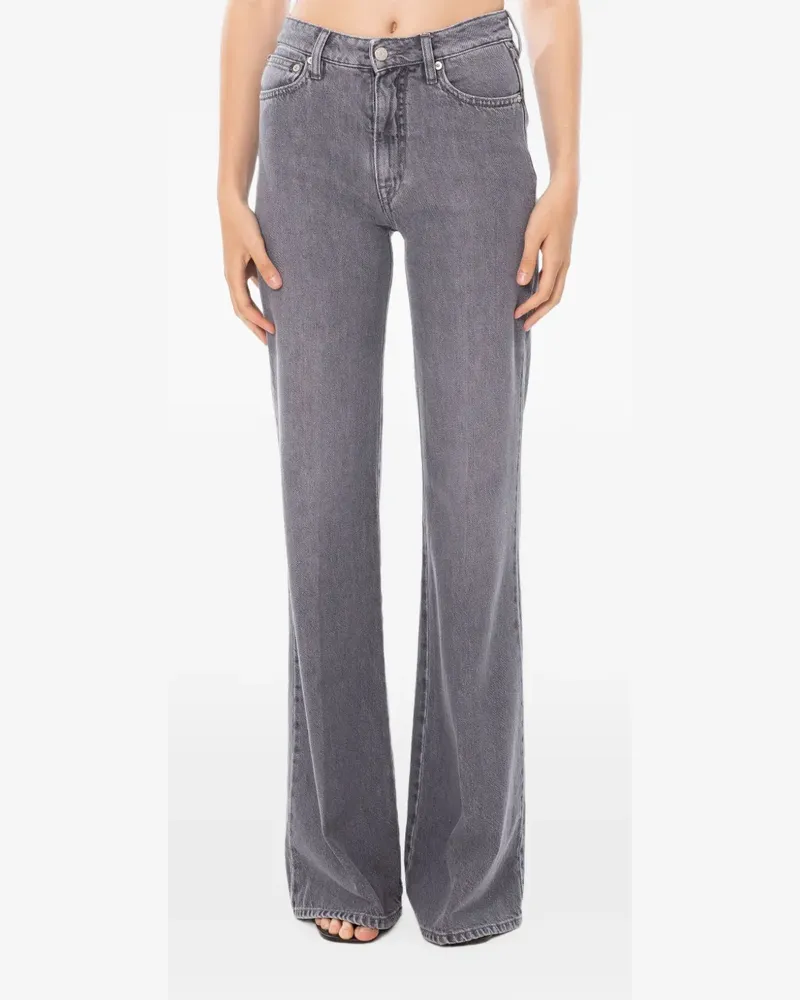 Cycle Flaire Jeans mit Stone-Wash-Effekt - Grau Grau