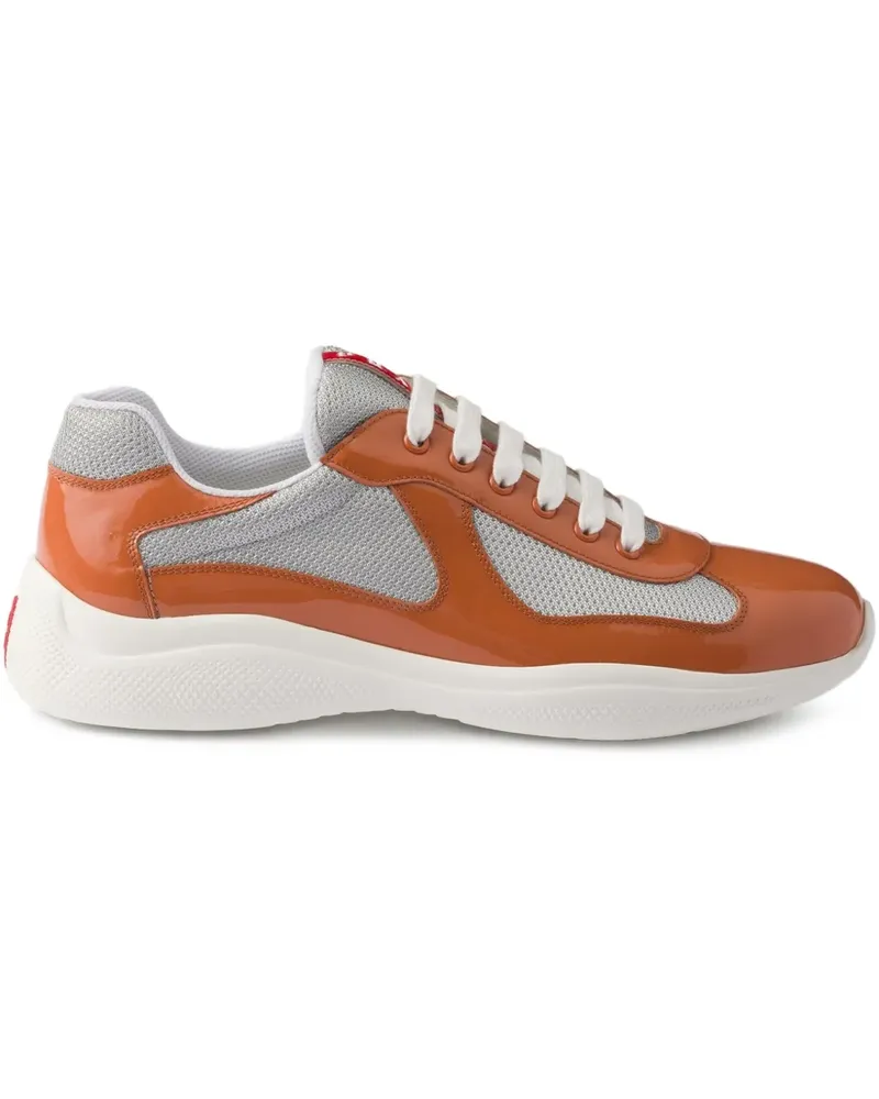 Prada Americas Cup Sneakers - Orange Orange