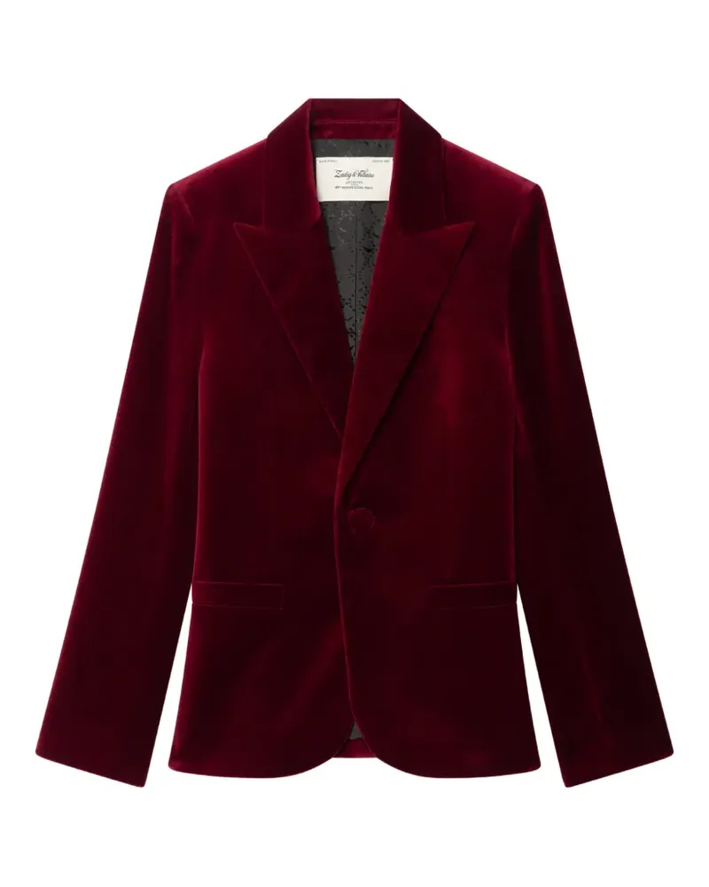 Zadig & Voltaire Vavy Samtblazer - Rot Rot
