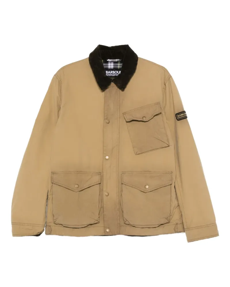 Barbour Jacke mit Klappentasche - Nude Nude