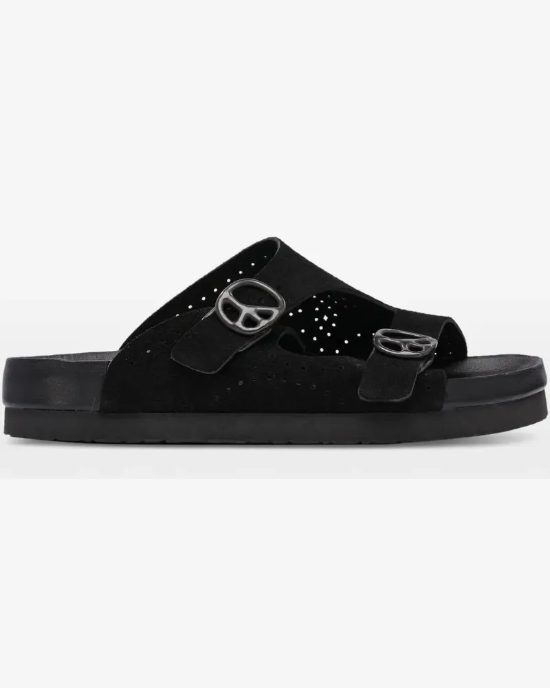 NEEDLES perforated sandals - Schwarz Schwarz