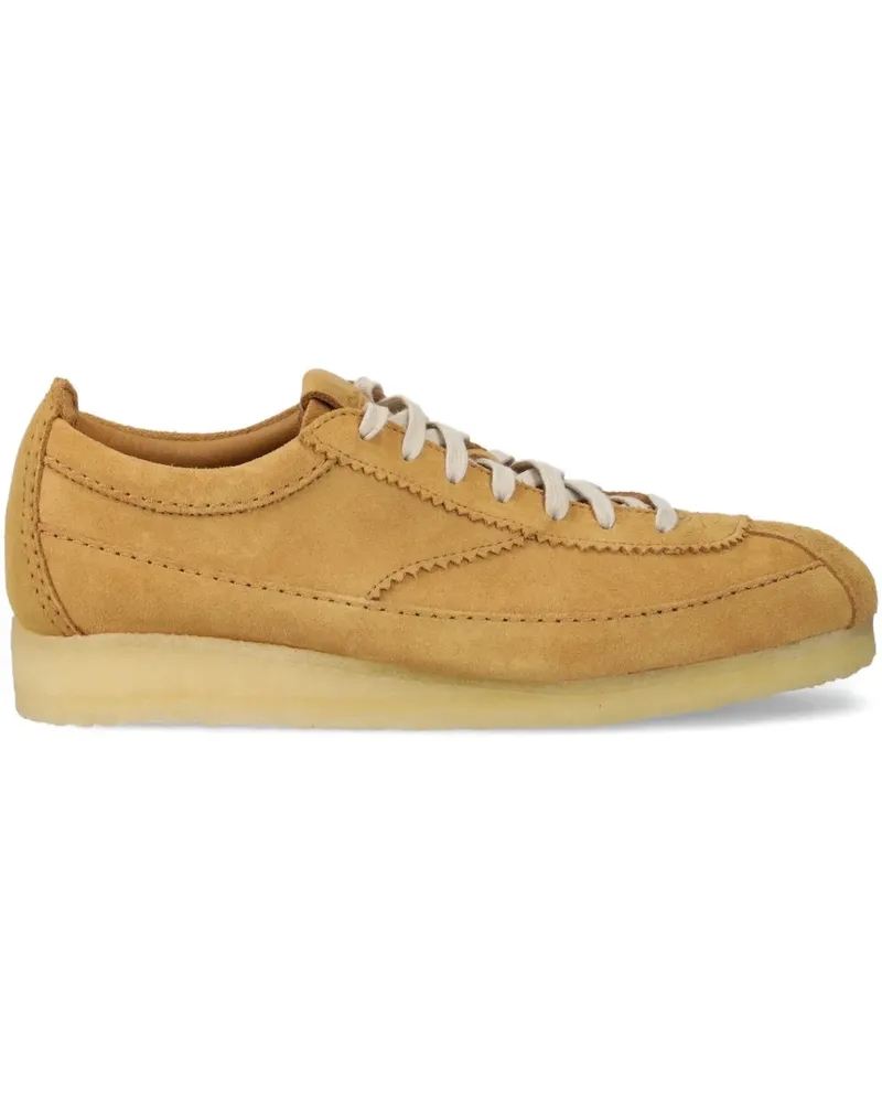 Clarks Sneakers mit Ziernähten - Nude Nude