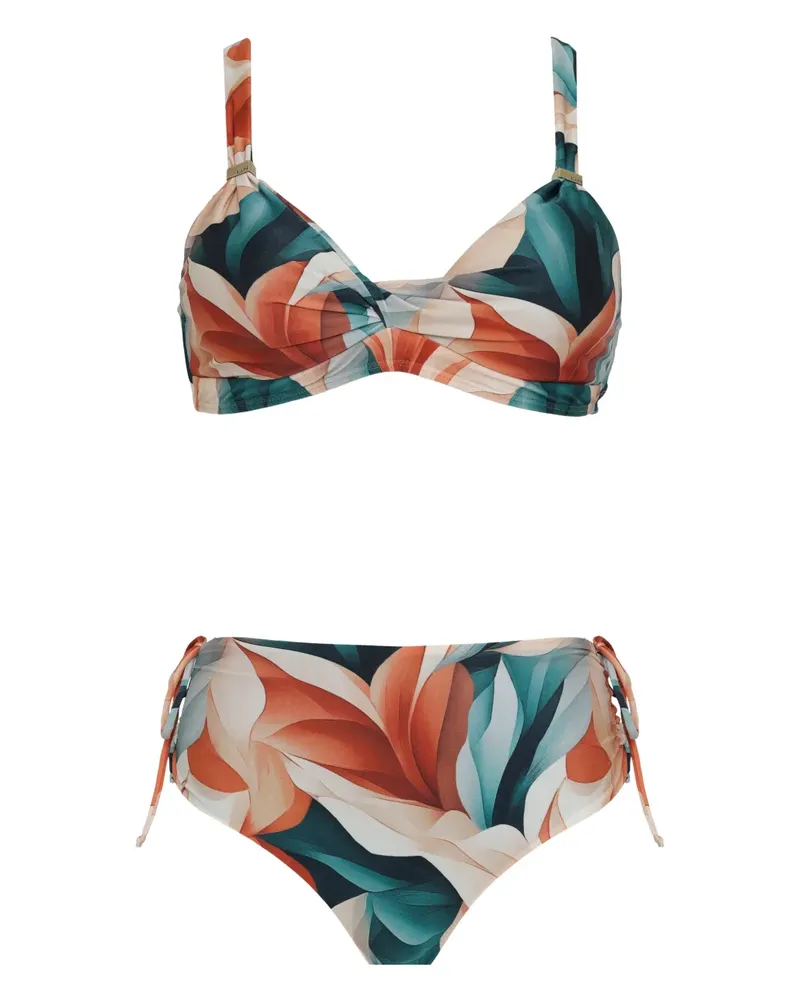 Lygia & Nanny Marcela printed tie bikini - Grün Grün