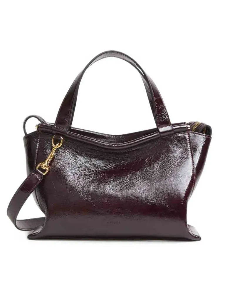 WANDLER Ida patent leather tote bag - Rot Rot