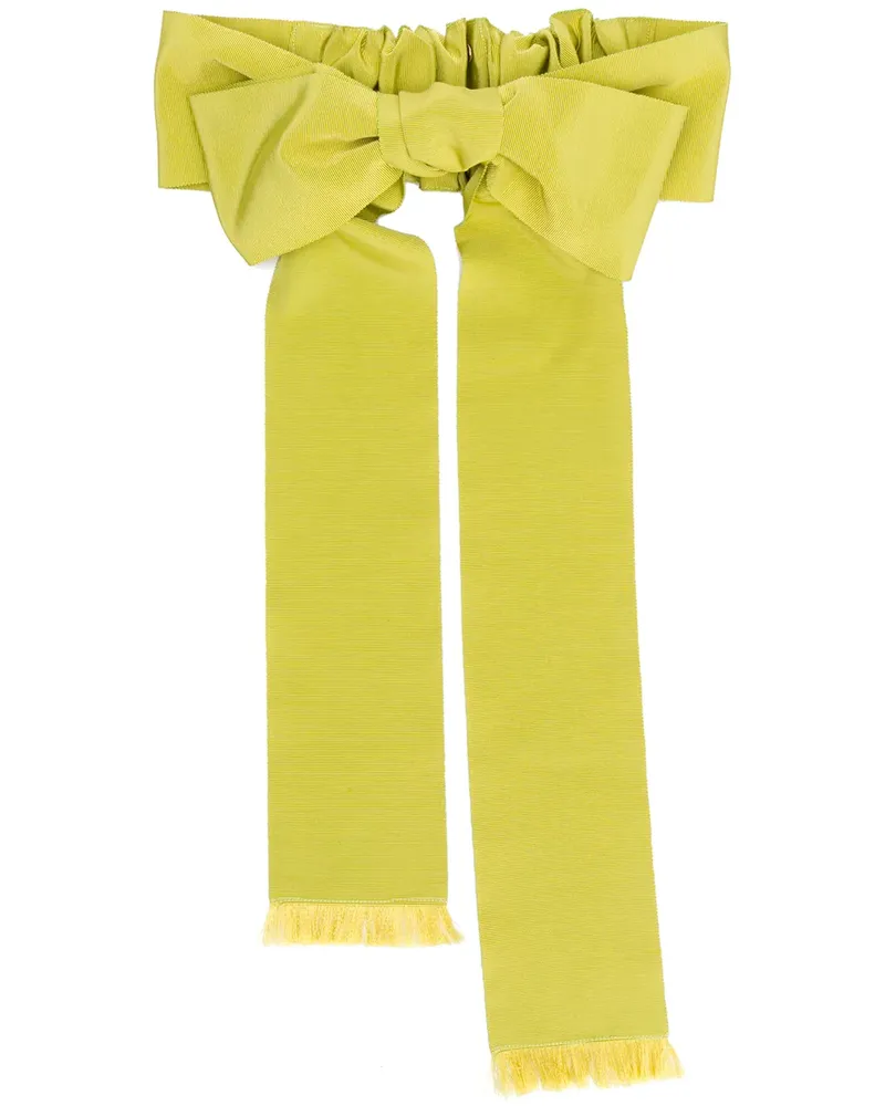 RED Valentino Elastischer Gürtel mit Schleife - Grün Grün