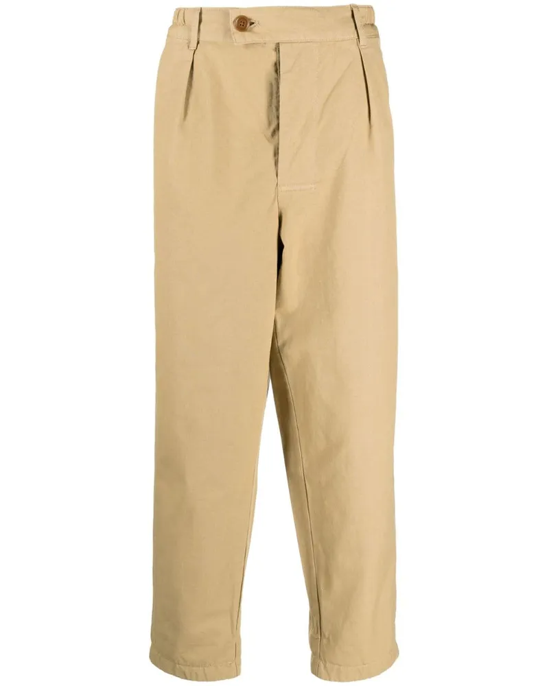 Barbour Halbhohe Straight-Leg-Hose - Nude Nude