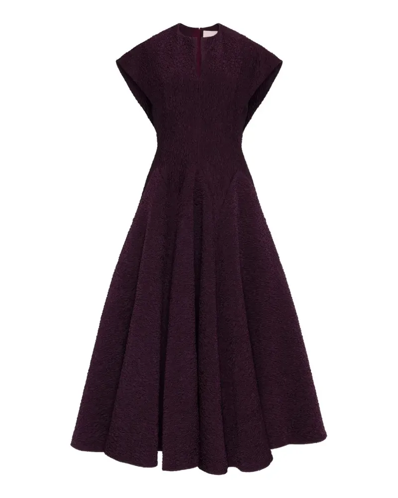 Roksanda Ilincic Rova Midikleid mit strukturiertem Finish - Violett Violett