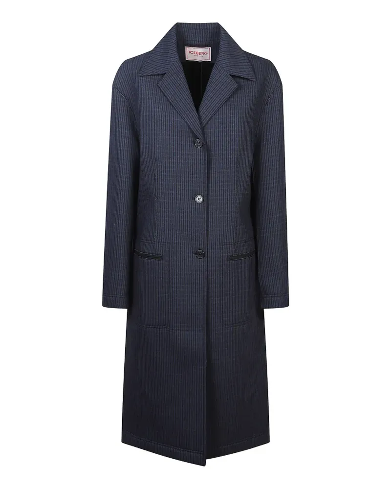Iceberg button coat - Blau Blau
