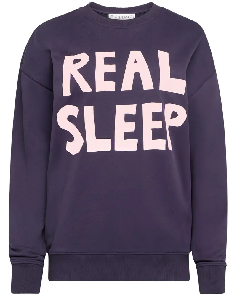 J.W.Anderson Real Sleep Sweatshirt - Blau Blau