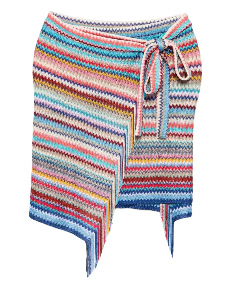 Missoni Gestrickter Sarong - Blau Blau