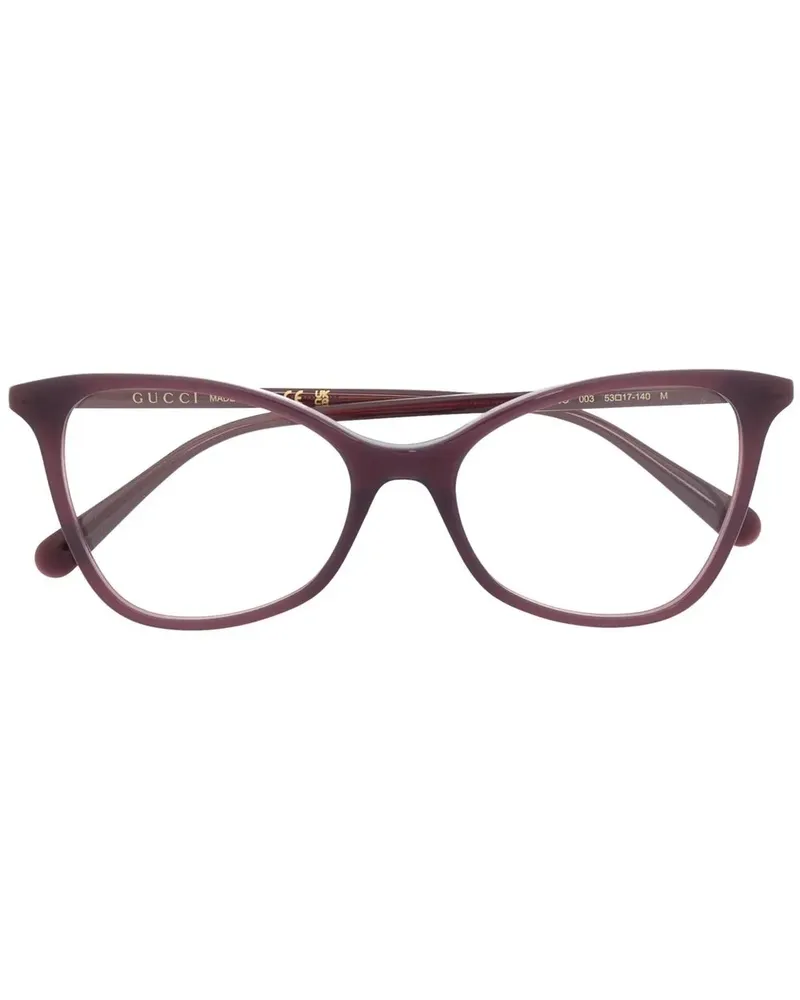Gucci Brille mit Cat-Eye-Gestell - Violett Violett