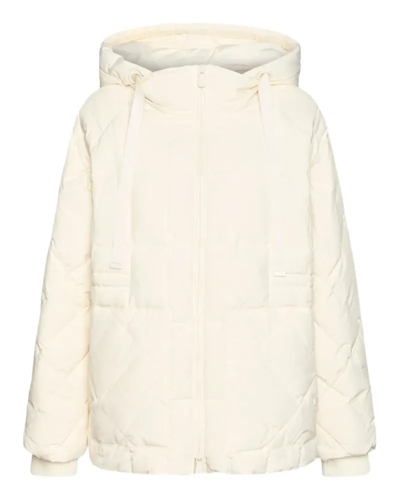 Elena Mirò quilted hooded jacket - Nude Nude