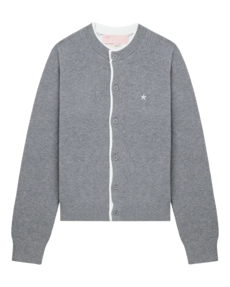 BAPE Cardigan mit Sternstickerei - Grau Grau