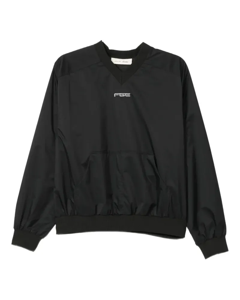 Fear of God Sweatshirt mit V-Ausschnitt - Schwarz Schwarz