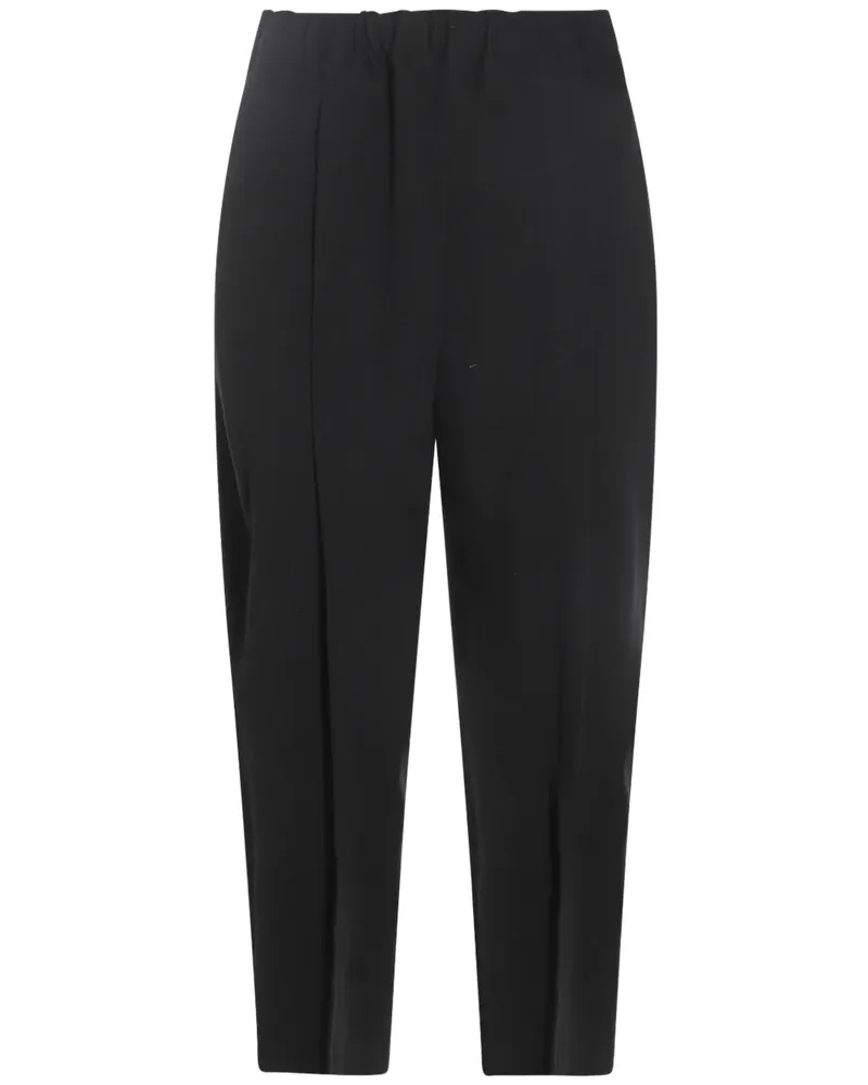 Issey Miyake Plissierte Tapered-Hose - Schwarz Schwarz