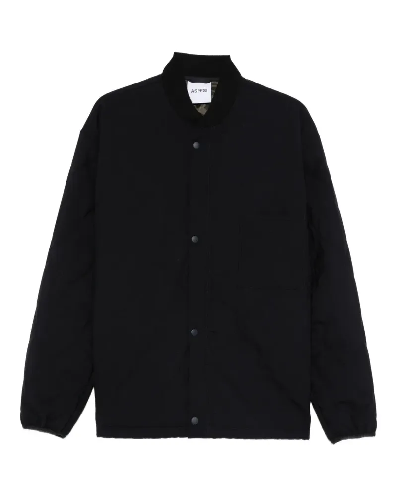 ASPESI Gesteppte Jacke - Blau Blau