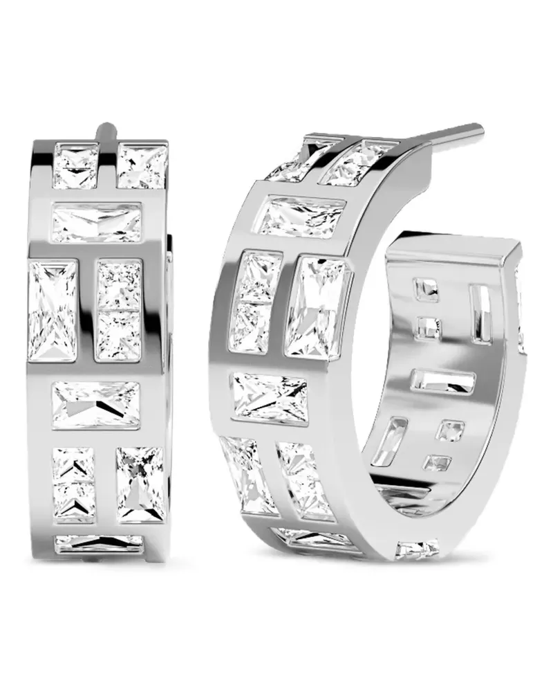 APM Monaco Ice stone-embellished earrings - Weiß Weiß