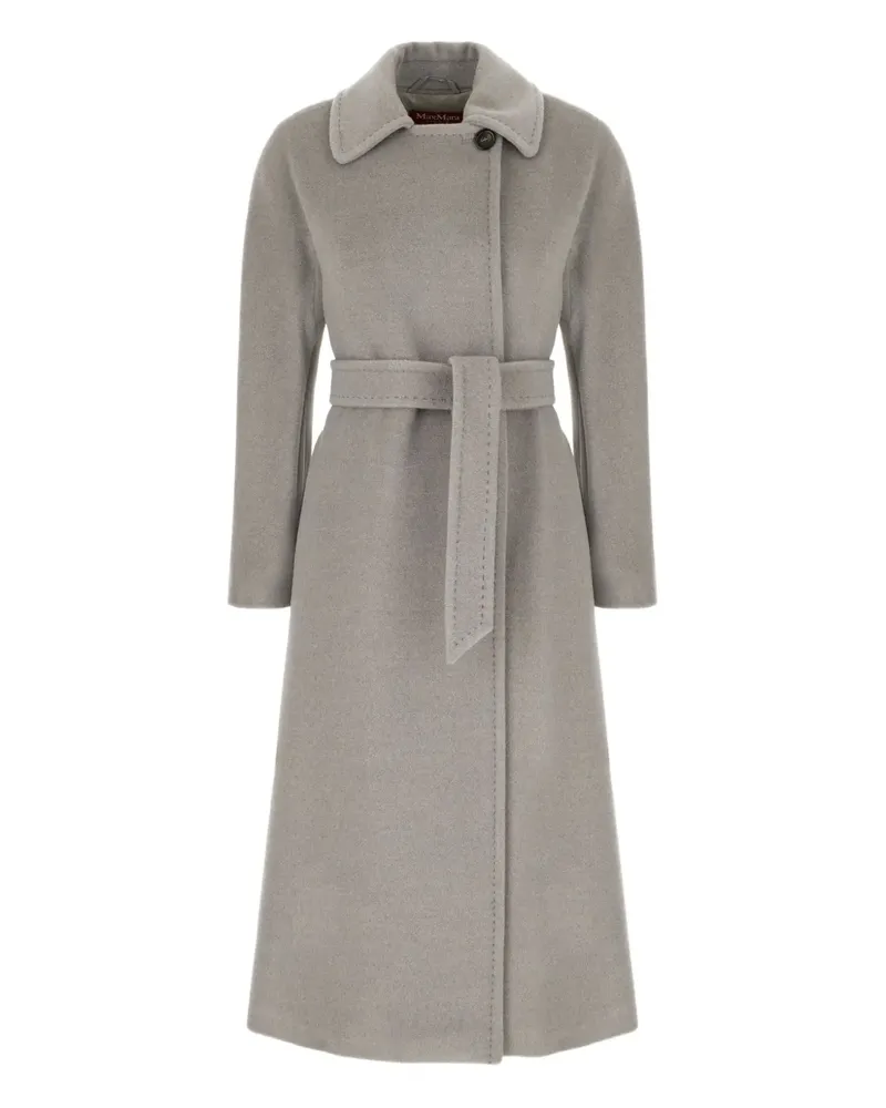 Max Mara Tenzone belted coat - Grau Grau