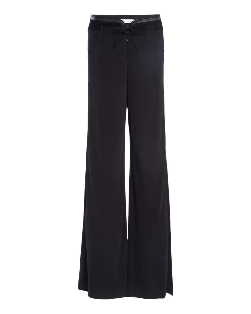 Christopher Esber Lederhose mit Gürtel - Schwarz Schwarz