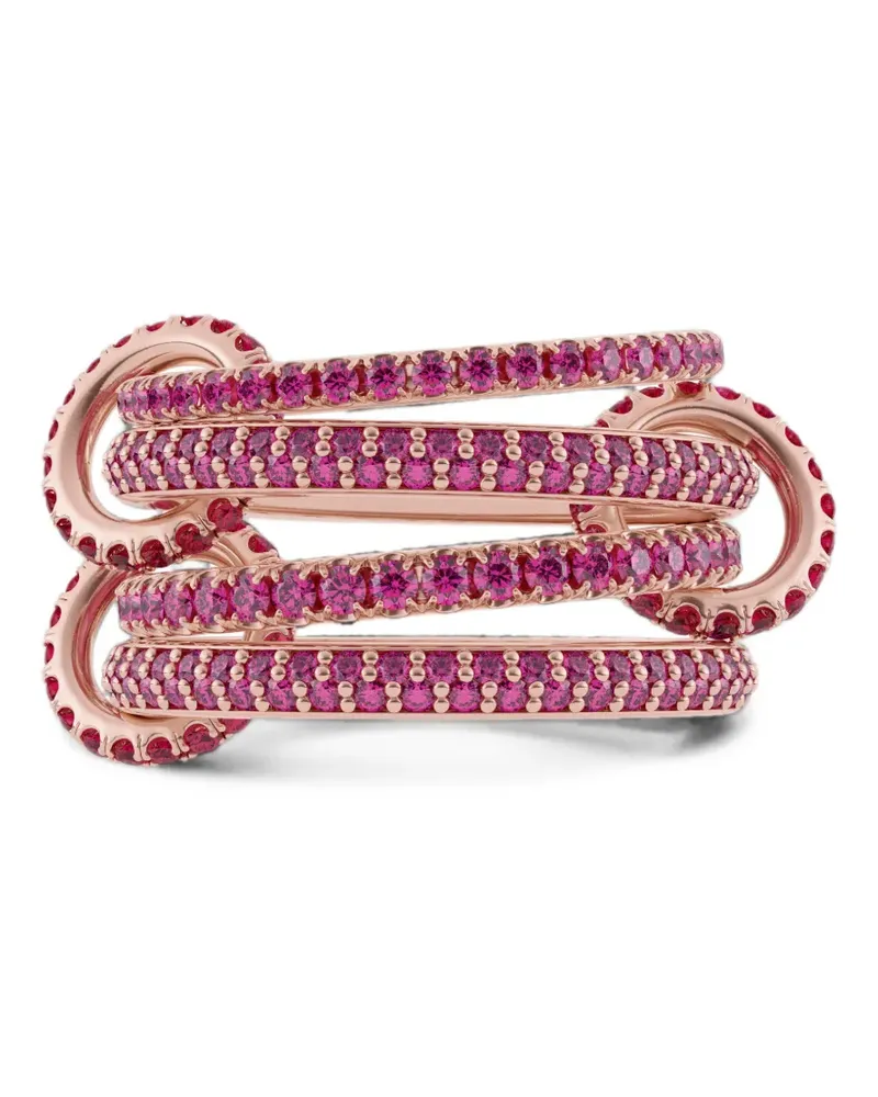 Spinelli Kilcollin Delphinus Rouge Petite Ring mit Rubin und Saphir - Rosa Rosa