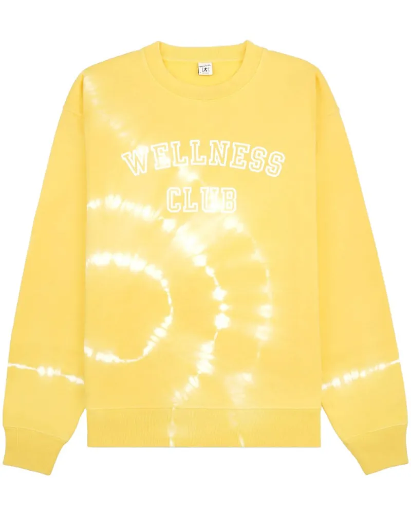 SPORTY & RICH Wellness Club Sweatshirt - Gelb Gelb