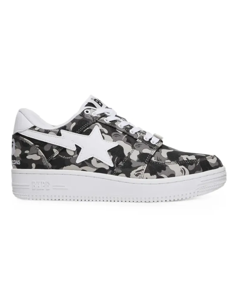 BAPE x Comme des Garçons camouflage-print sneakers - Grau Grau