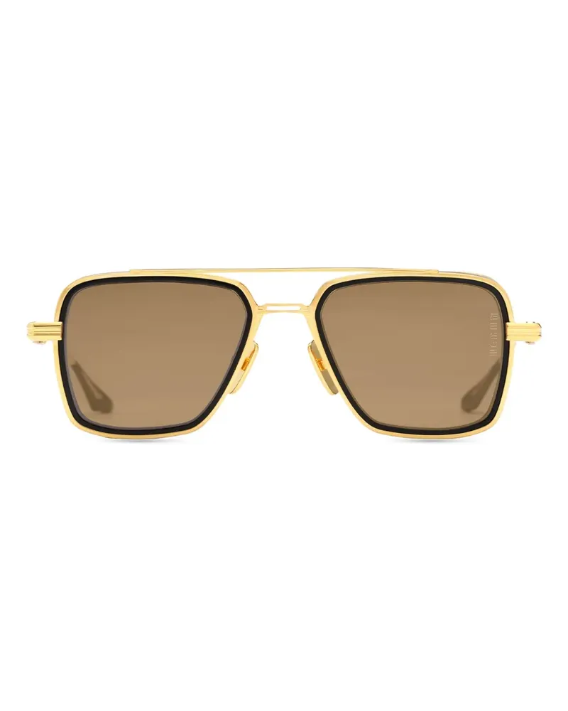 DITA Eckige Sonnenbrille aus Titan - Gold Gold