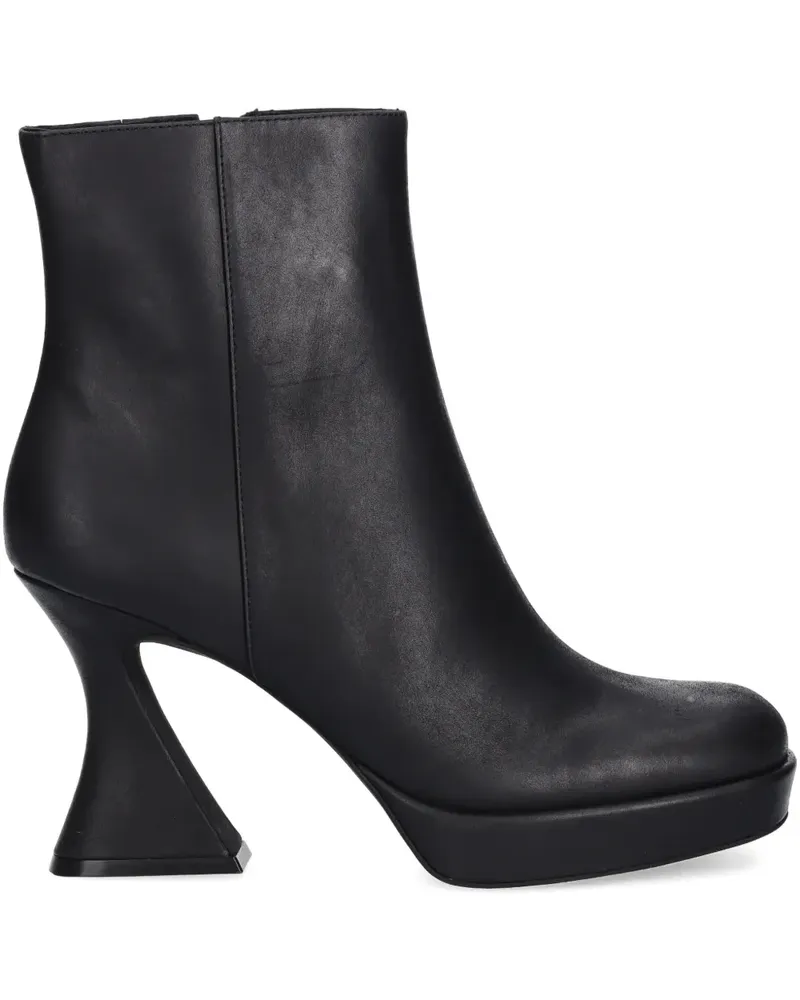 Jeffrey Campbell Humanity platform heel ankle boots - Schwarz Schwarz