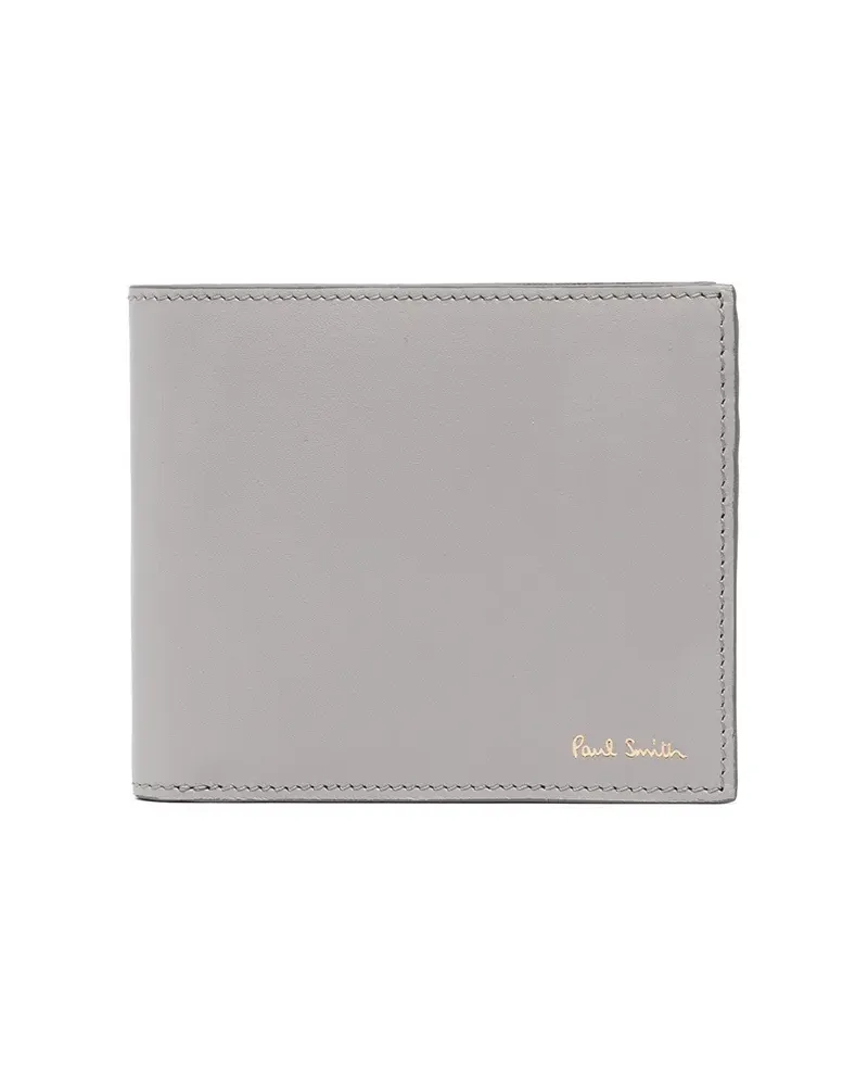 Paul Smith Portemonnaie mit gestreiftem Interieur - Grau Grau