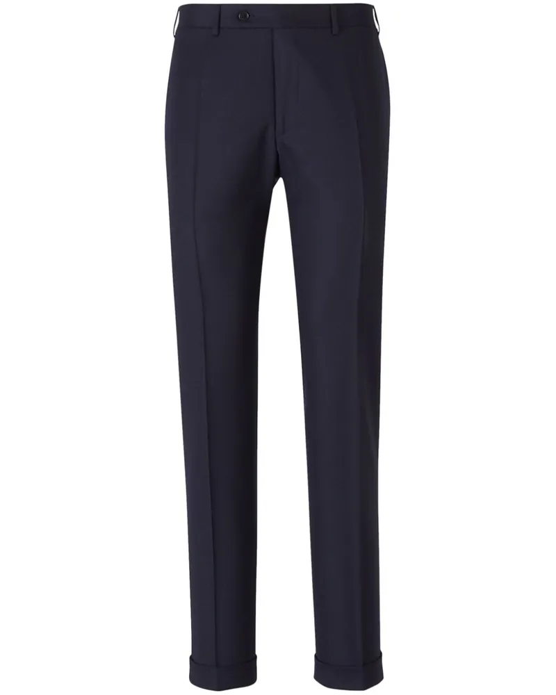 Canali Klassische Hose - Blau Blau